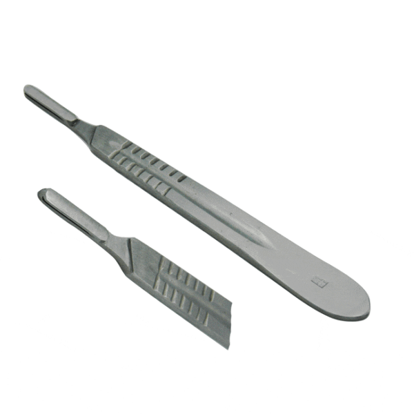 دسته تیغ بیستوری (اسکالپل) شماره 4 درجه یک - Image 2