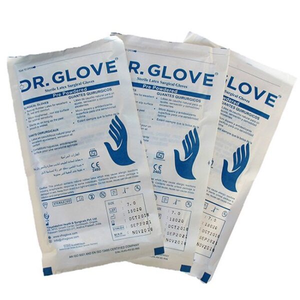 دستکش جراحی استریل پودری سایز 8 - Image 1