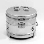 بیکس استیل درب دار بزرگ سایز 30*30