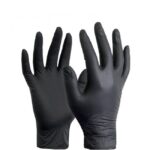 دستکش نیتریل مشکی - Image 2