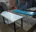 تخت یک شکن پایه ثابت مدل هلالی ( معاینه - ماساژ - تتو ) - Image 4