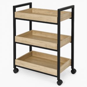 ترالی ۳ طبقه ( مناسب برای مطب، سالن، ارایشگاه و..) 2 ترالی ۳ طبقه